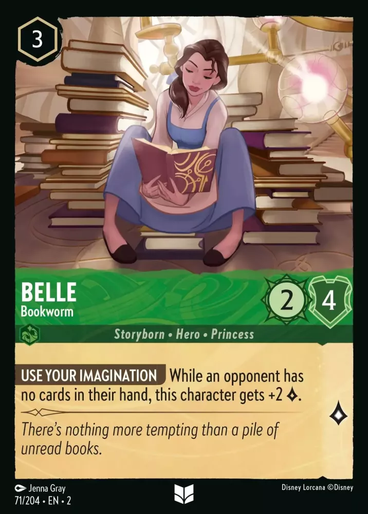 Belle - Bookworm (Rise of the Floodborn 71/204) Uncommon - Near Mint