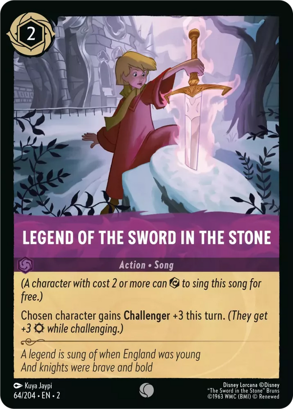 Legend of the Sword in the Stone (Rise of the Floodborn 64/204) Common - Near Mint