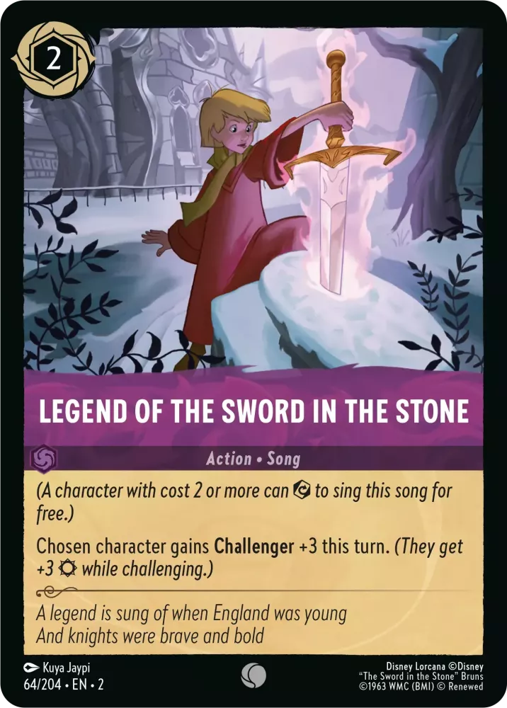 Legend of the Sword in the Stone (Rise of the Floodborn 64/204) Common - Near Mint