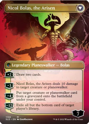 Nicol Bolas, the Ravager // Nicol Bolas, the Arisen (SLD-M-FOIL)