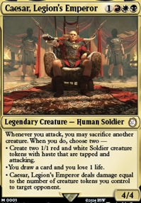 Caesar, Legion's Emperor [#0001 Commander] (PIP-M-FOIL)