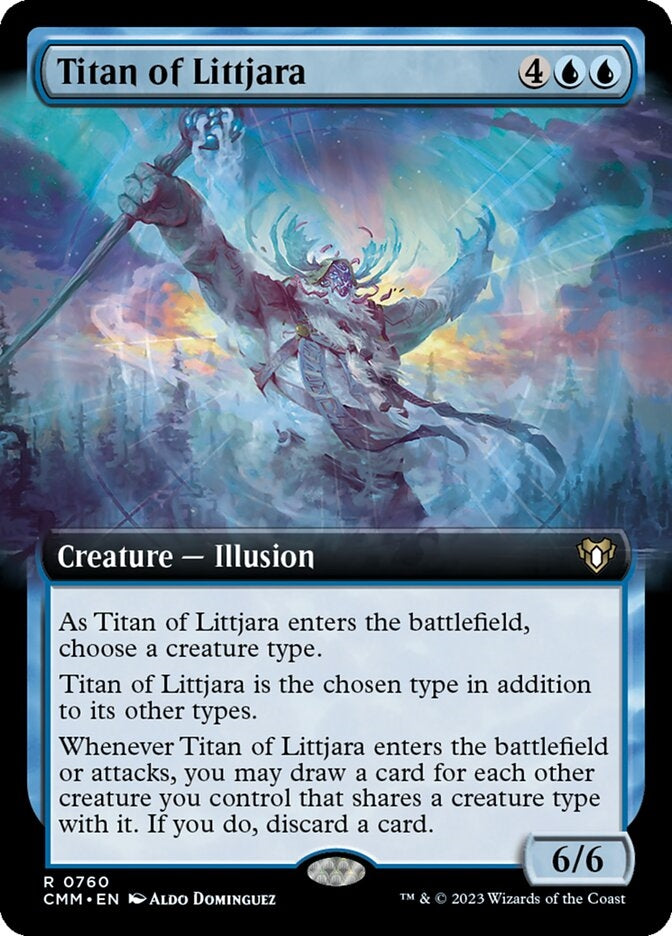 Titan of Littjara [#0760 Extended Art] (CMM-R)