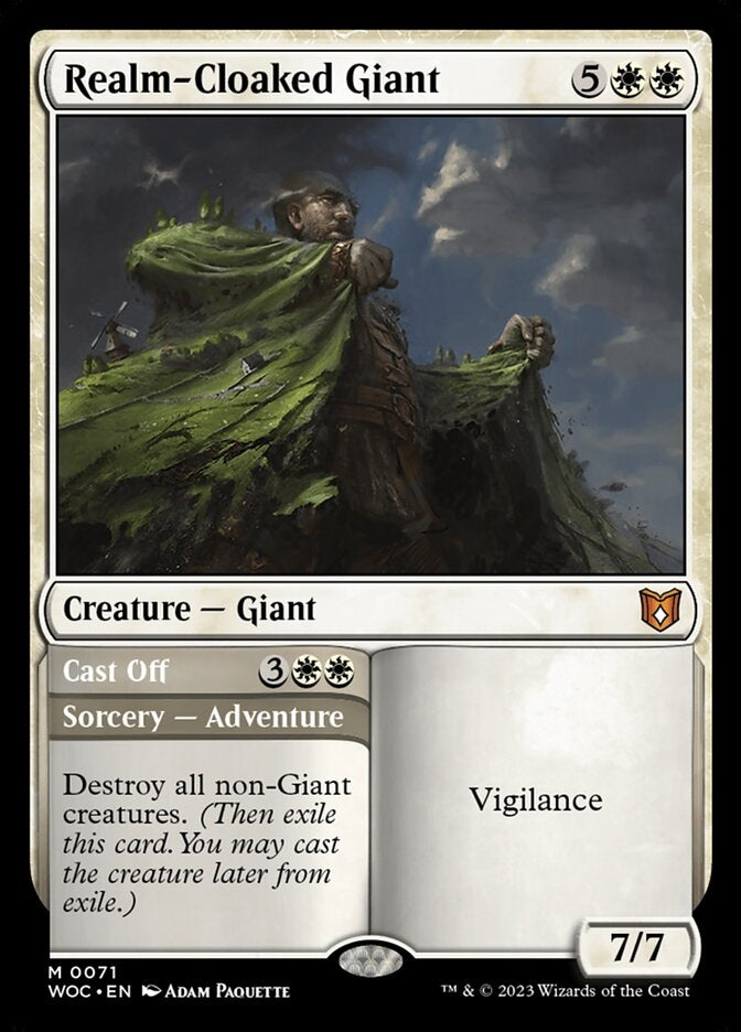 Realm-Cloaked Giant // Cast Off [