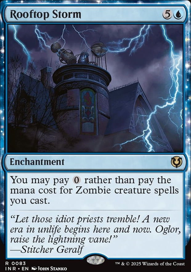 Rooftop Storm [ #0083 ] (INR-R)