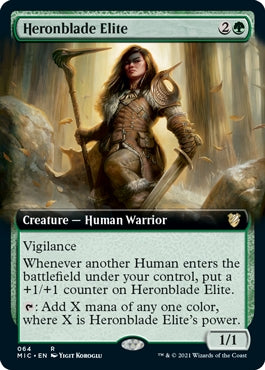 Heronblade Elite [ #0064 Extended Art ] (MIC-R)