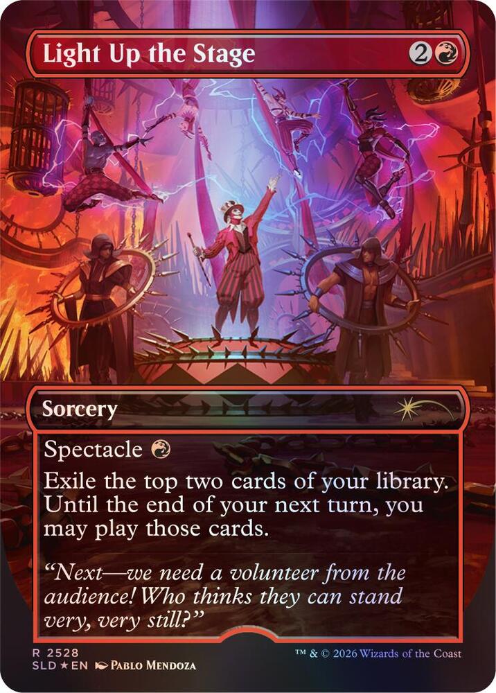 Light Up the Stage [ #2528 ] (SLD-R-FOIL)