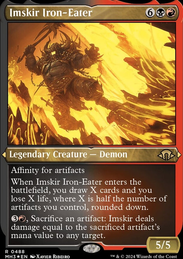 Imskir Iron-Eater [#0488 Etched Foil] (MH3-R)