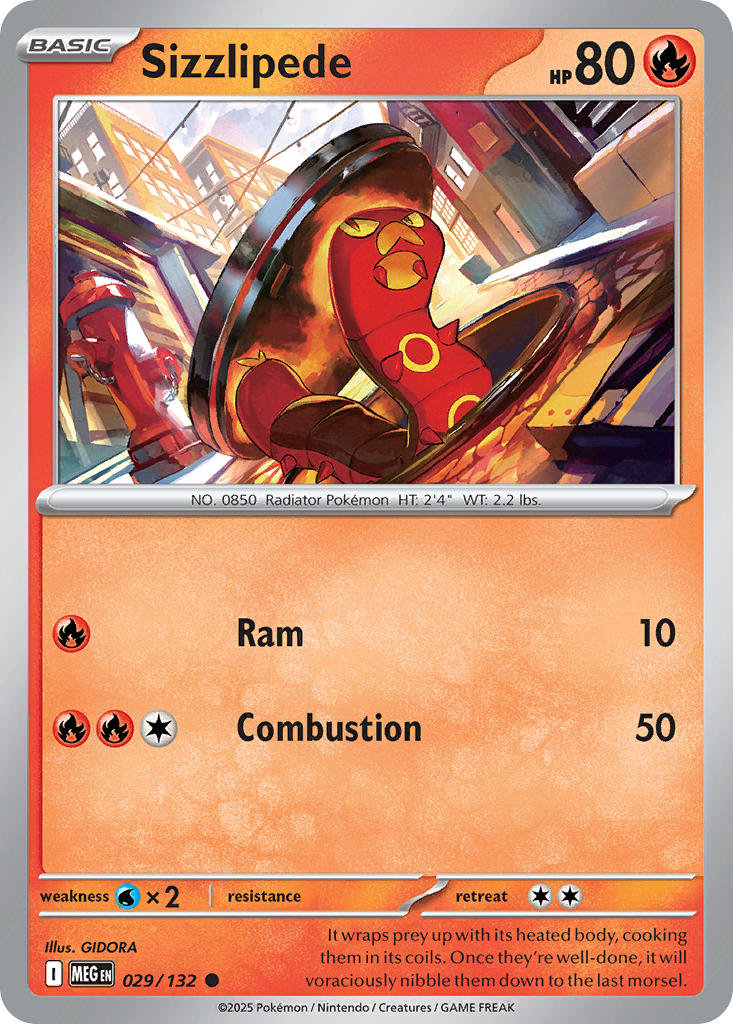 Sizzlipede - 029/132 (MEG) Common
