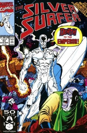 Silver Surfer (1987 Series) #53 (9.0) 1st Appearance of Kree General Ael-Dan