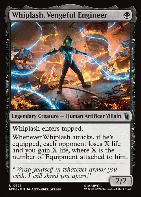 Whiplash, Vengeful Engineer [ #0121 ] (MSH-U)