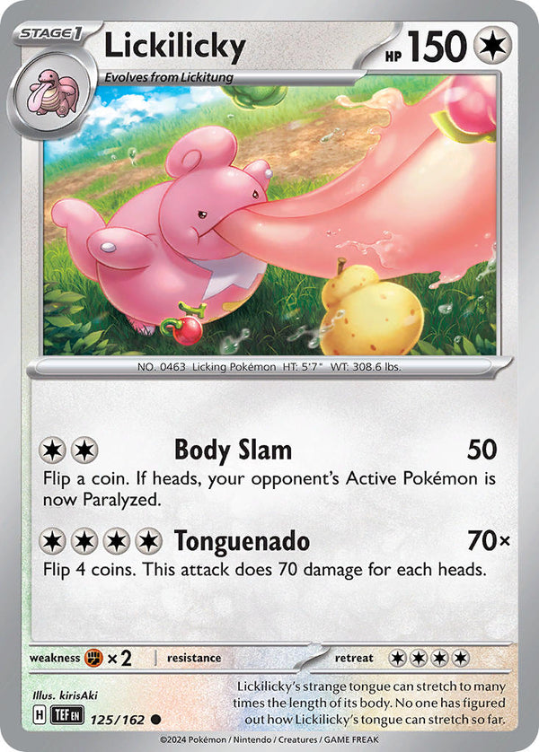 Lickilicky - 125/162 (TEF) Common - Near Mint