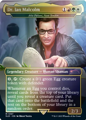 Dr. Ian Malcom [Atla Palani, Nest Tender] (SLD-R-FOIL)