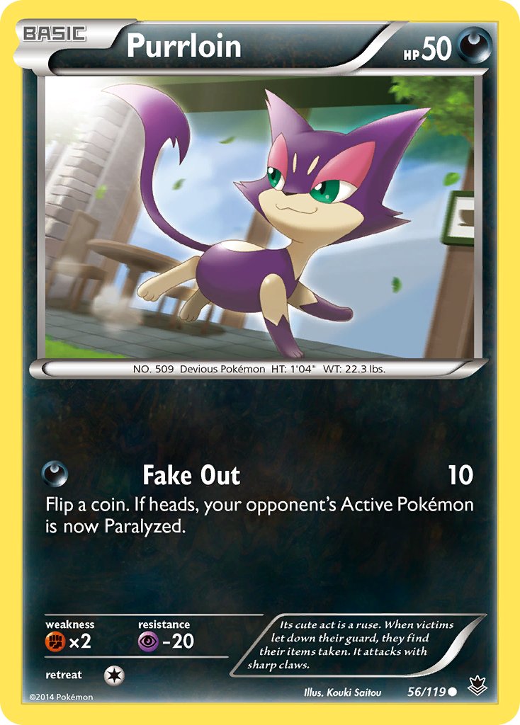 Purrloin - 056/119 (PHF) Common - Near Mint