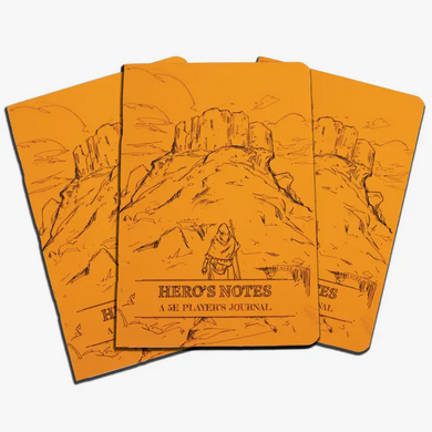 Dungeon Notes: 5E Players Journals 3 Pack  (Orange)