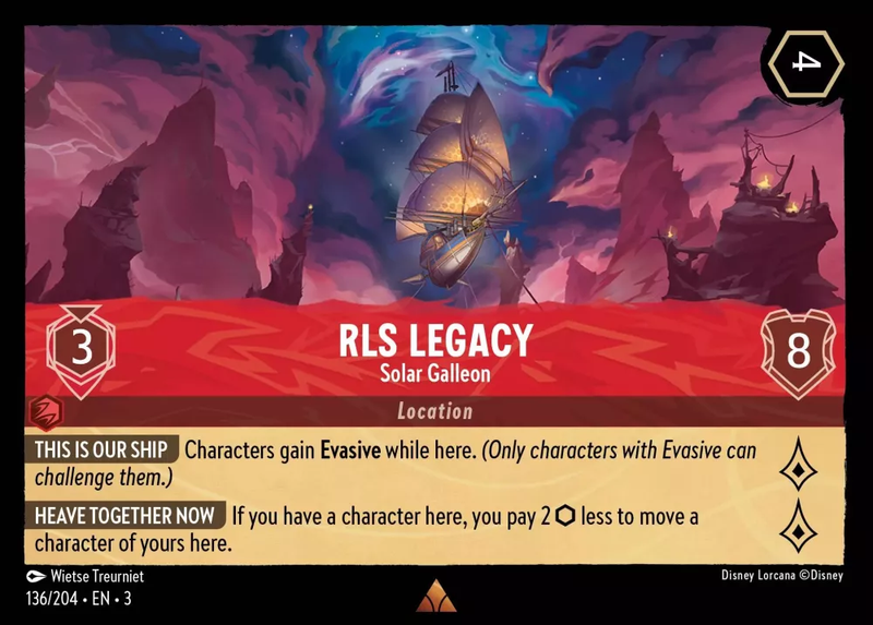 RLS Legacy - Solar Galleon (Into the Inklands 136/204) Rare - Near Mint