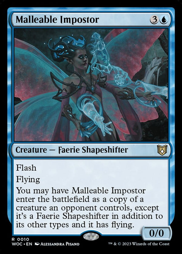 Malleable Impostor [#0010 New Commander Cards] (WOC-R)