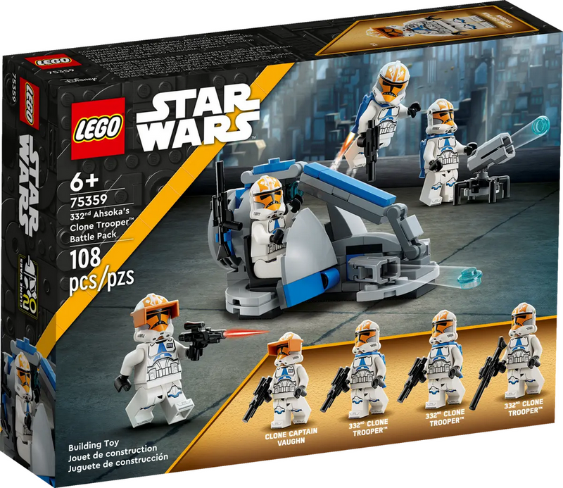 Lego: Star Wars - 332nd Ahsoka's Clone Trooper Battle Pack (75359)