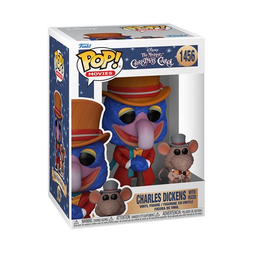 POP Figure: Muppet Christmas Carol #1456 – Charles Dickens w/ Rizzo