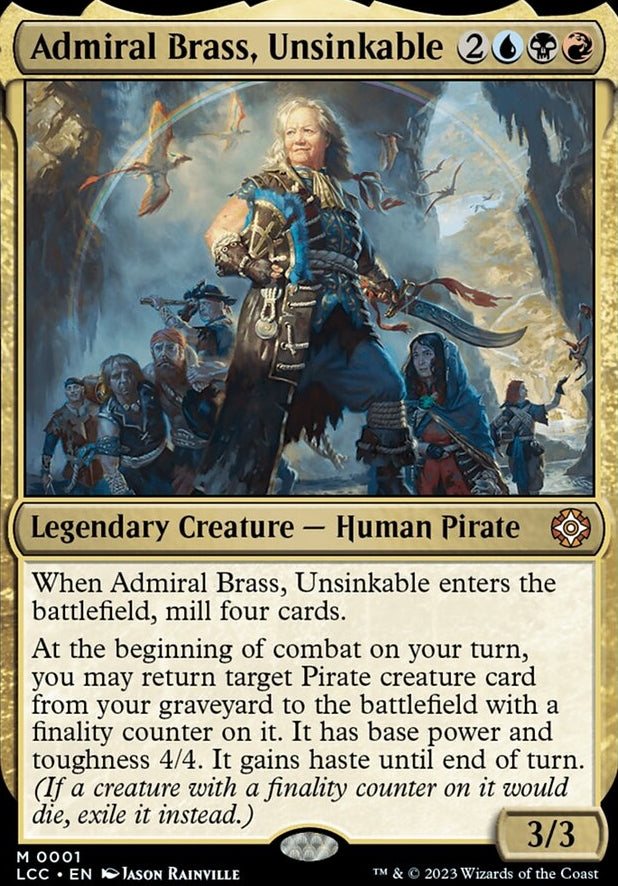 Admiral Brass, Unsinkable [