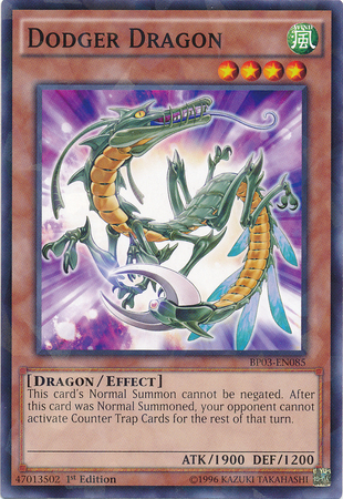 Dodger Dragon (Shatterfoil) (BP03-EN085) Shatterfoil Rare - Near Mint 1st Edition