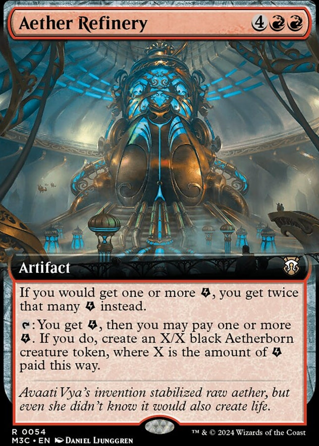 Aether Refinery [#0054 Extended Art Ripple Foil] (M3C-R)