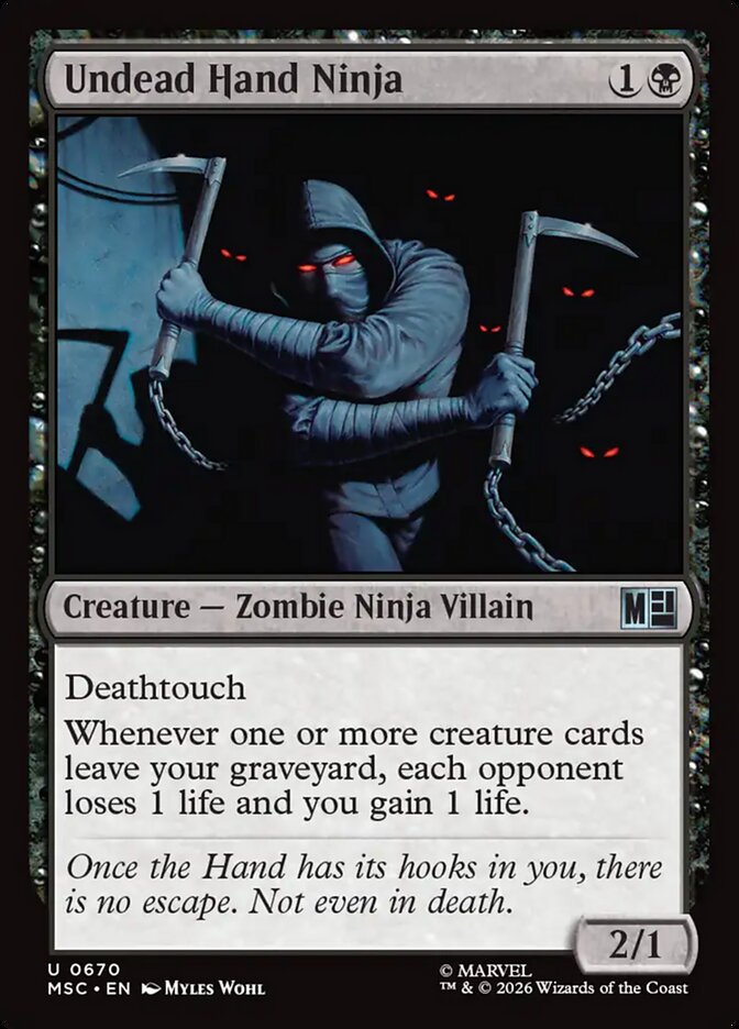 Undead Hand Ninja [ #0670 ] (MSC-U)