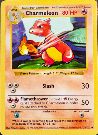 Charmeleon - 024/102 (BSS) Uncommon - Damaged Unlimited