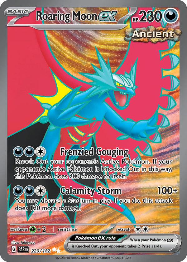 Roaring Moon ex - 229/182 (PAR) Ultra Rare - Near Mint Holofoil