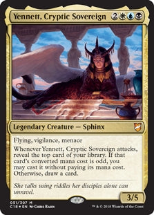 Yennett, Cryptic Sovereign (C18-M-FOIL)