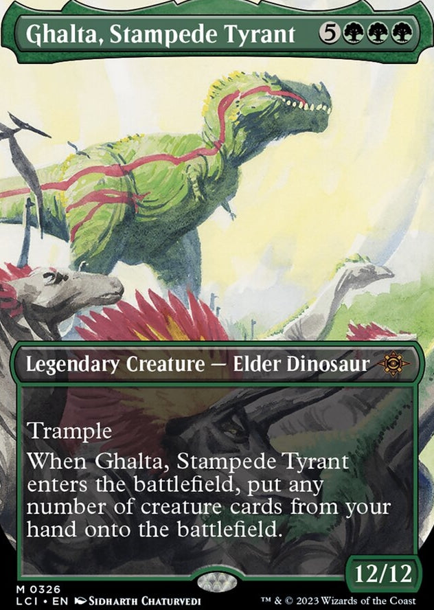 Ghalta, Stampede Tyrant [#0326 Borderless] (LCI-M)