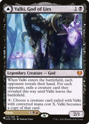 Valki, God of Lies // Tibalt, Cosmic Impostor (KHM-M-LIST)