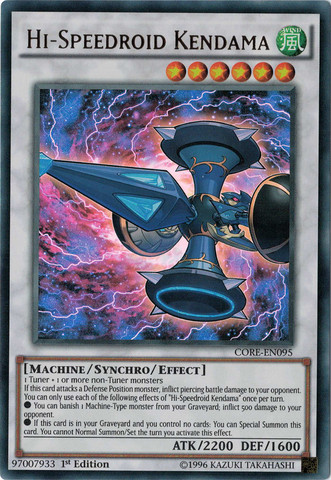 Hi-Speedroid Kendama (CORE-EN095) Ultra Rare - Near Mint 1st Edition