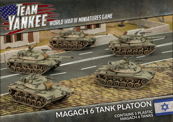 Flames of War: Team Yankee WW3: Israeli (TIBX02) - Magach 6 Tank Platoon (plastic)