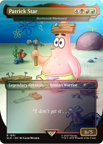 Patrick Star - Barktooth Warbeard [#1931] (SLD-R-FOIL)