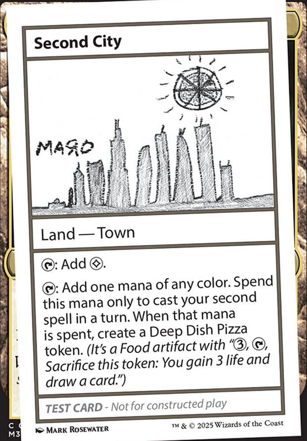 Second City [ #0006 Playtest ] (PF25-R)