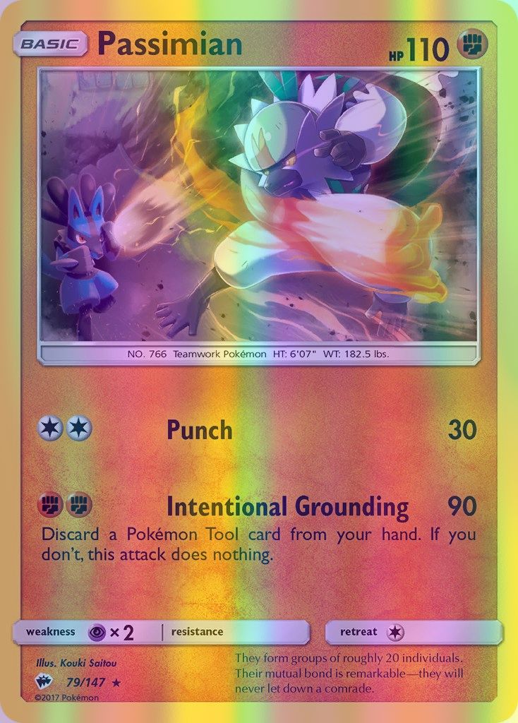 Passimian - 079/147 (SM:BUS) Rare - Near Mint Reverse Holofoil