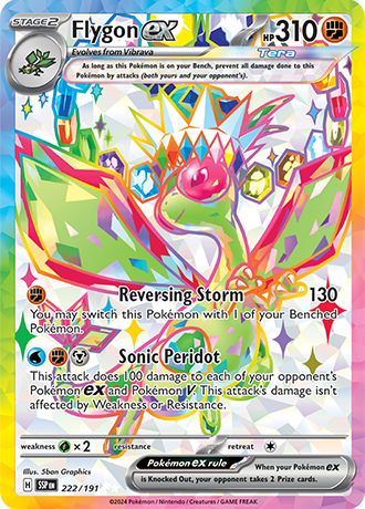 Flygon ex - 222/191 (SSP) Ultra Rare - Near Mint Holofoil