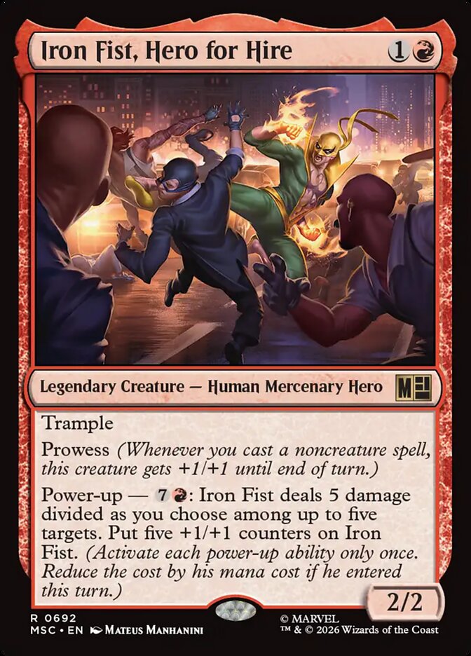 Iron Fist, Hero for Hire [ #0692 ] (MSC-R)