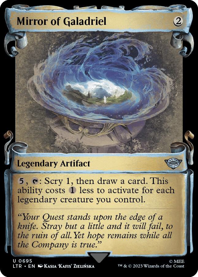 Mirror of Galadriel [#0695 Showcase Scrolls] (LTR-U-Foil)