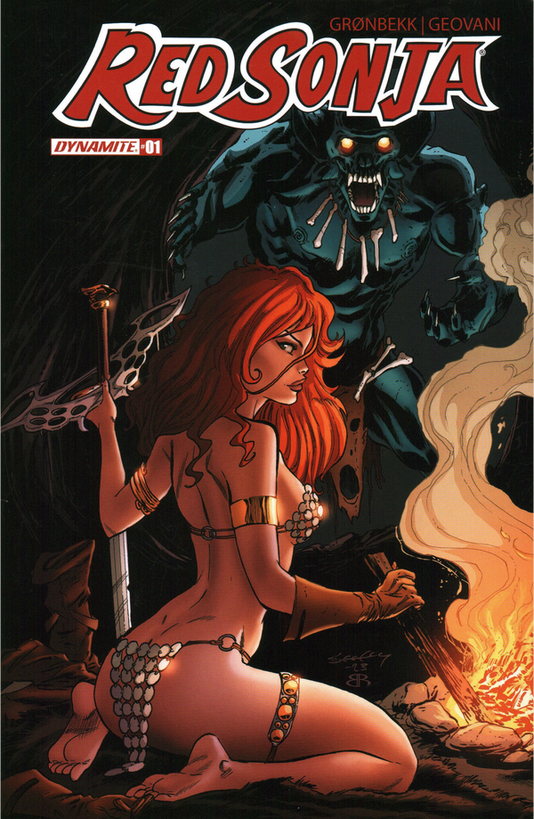 Red Sonja #1 Exclusive GalaxyCon Tim Seeley Trade Cover Variant