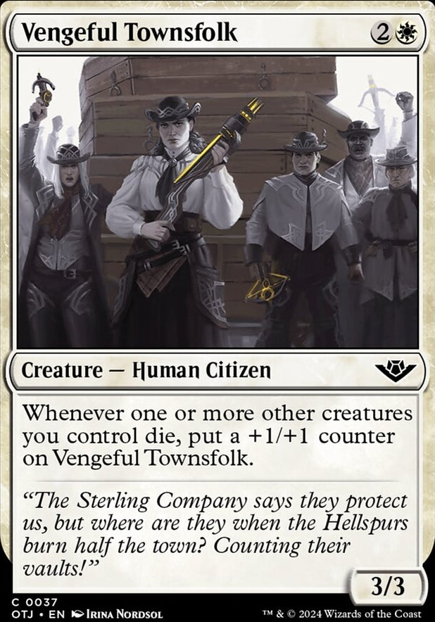Vengeful Townsfolk [#0037] (OTJ-C)