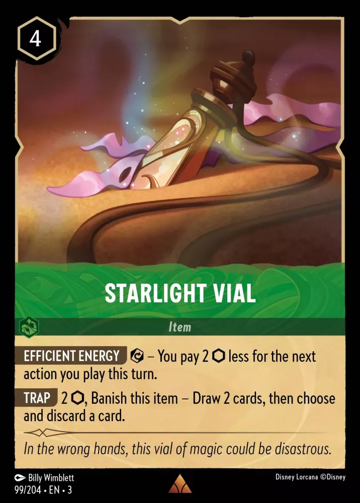 Starlight Vial (Into the Inklands 099/204) Rare - Near Mint