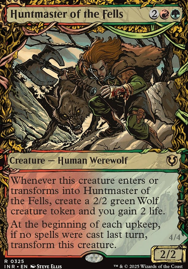 Huntmaster of the Fells // Ravager of the Fells [ #0325 Showcase ] (INR-R)