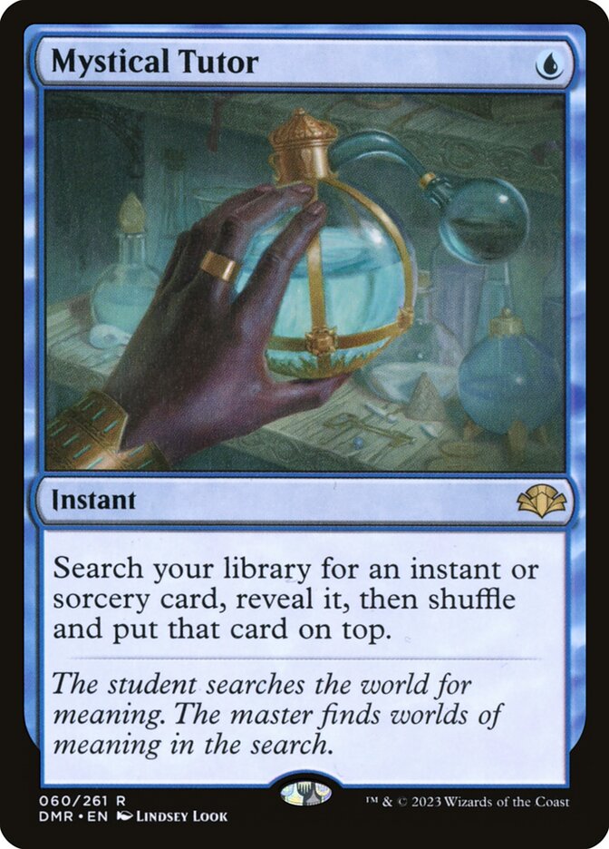 Mystical Tutor (EMA-R-FOIL) Light Play