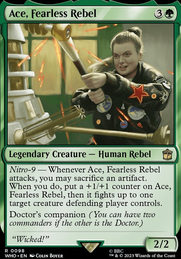 Ace, Fearless Rebel [#0098 New Cards] (WHO-R)