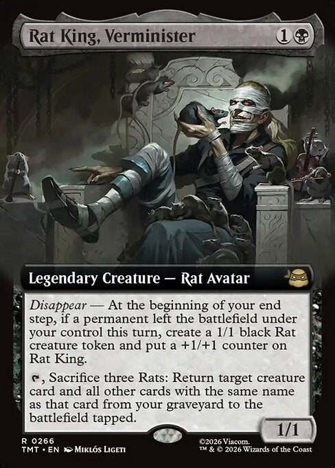 Rat King, Verminister [ #0266 Extended Art ] (TMT-R)