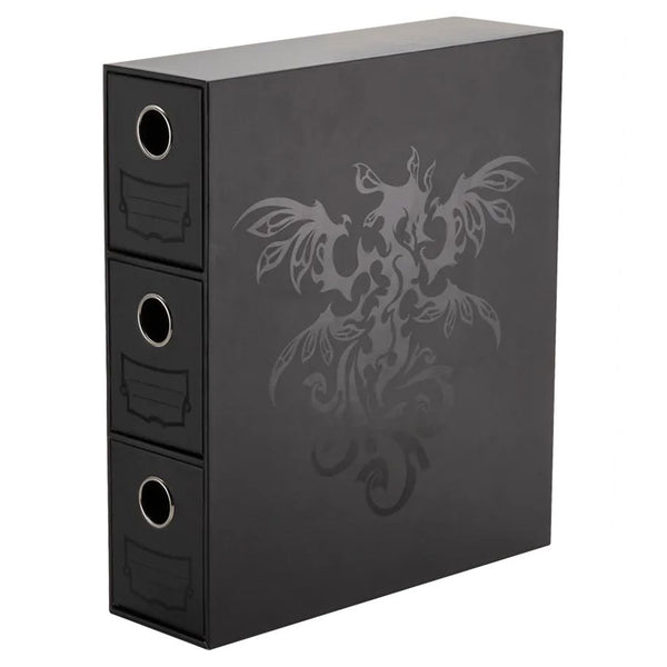 Dragon Shield: Fortress Card Drawers - Black (Release Date: 04.19.24)