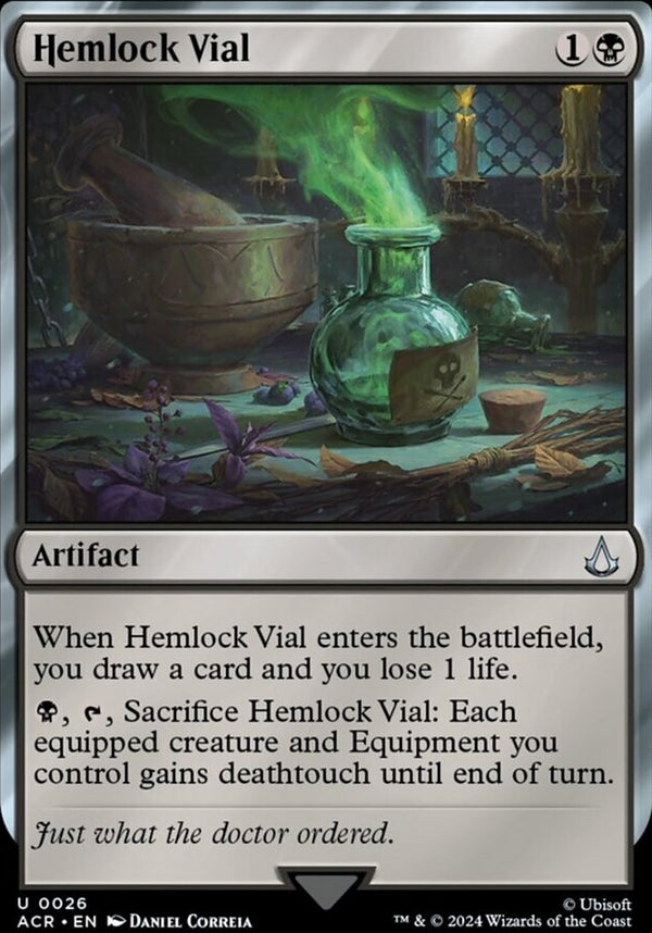 Hemlock Vial [#0026] (ACR-U-FOIL)