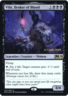 Vilis, Broker of Blood (M20-R-PRE-FOIL)
