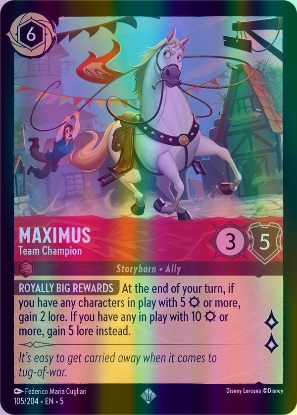 Maximus - Team Champion (Shimmering Skies 105/204) Super Rare - Near Mint Cold Foil